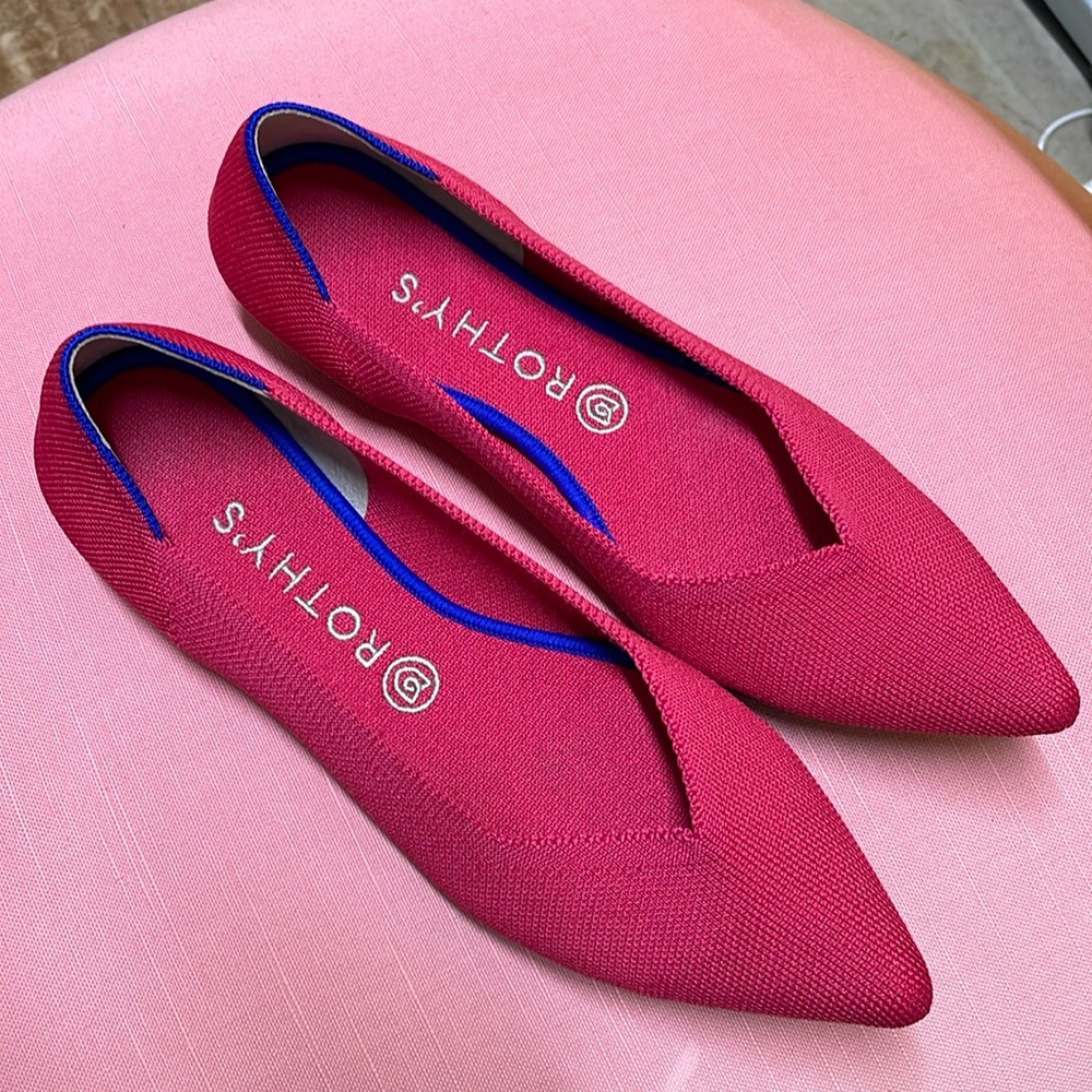 Rothy’s Hot pink points 10